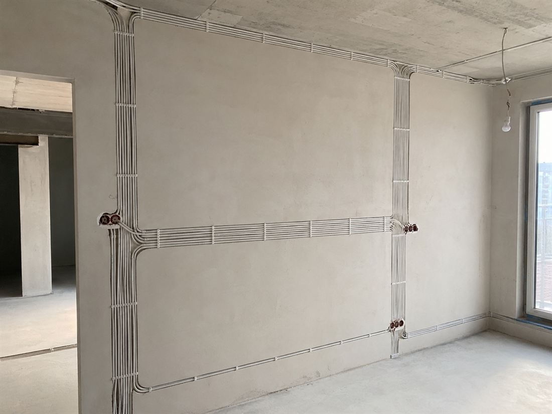 Instalacja przed tynkowaniem — realizacja w Poznaniu